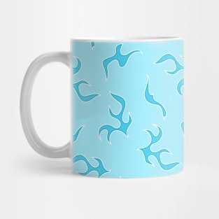 Blue Flame Aesthetic Mug